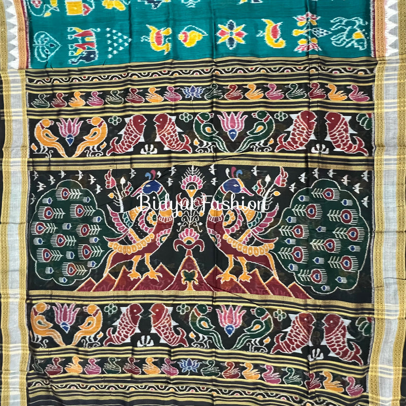 Enchanting Green | Nuapatna Ikat Khandua Sarees | Odisha Handloom Collection at Bidyut Fashion House