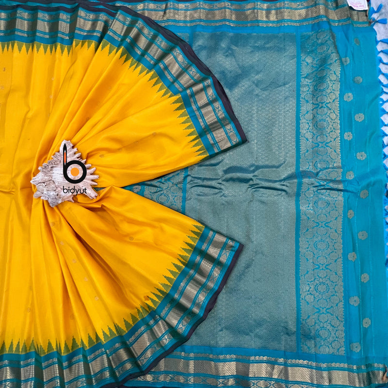 Gadwal handloom Pure Silk Saree - Bidyut Fashion