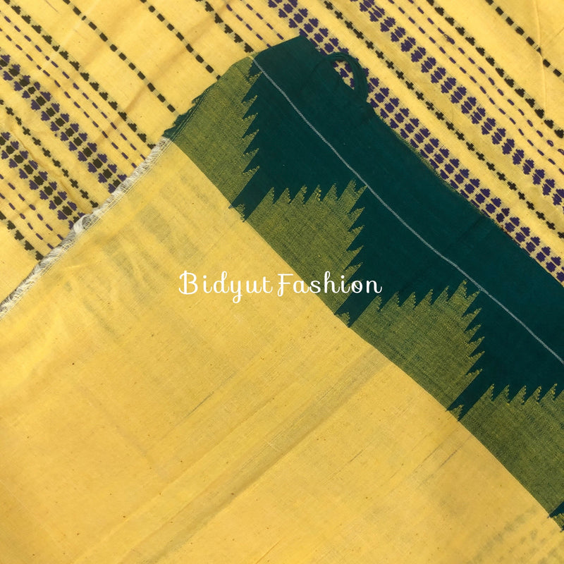 Odisha handloom Kotpad natural dye cotton saree - Bidyut Fashion