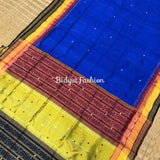 Odisha handloom Kathiphera Khandua Ikat Silk Saree - Bidyut Fashion