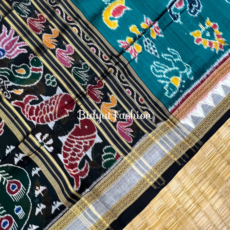 Enchanting Green | Nuapatna Ikat Khandua Sarees | Odisha Handloom Collection at Bidyut Fashion House