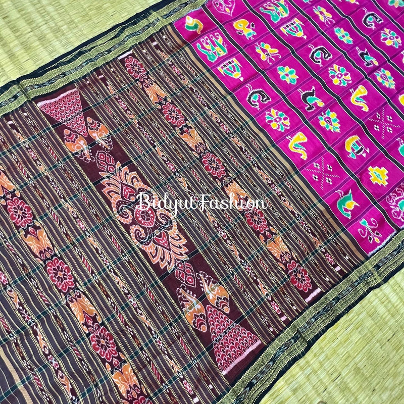 buy online Nabakothi  Ikat Odisha Handloom Silk Saree