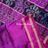 Lotus Motif Handloom Saree with border