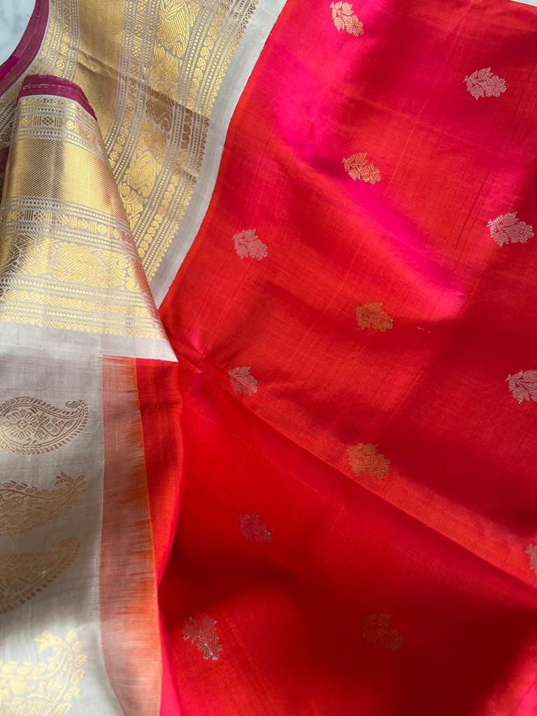 Gadwal handloom Pure Silk Saree