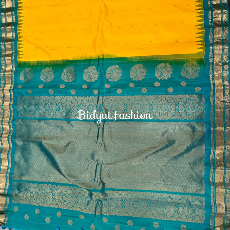 Gadwal handloom Pure Silk Saree - Bidyut Fashion