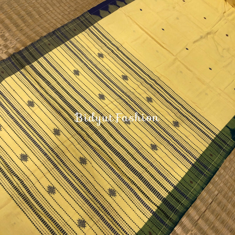 Odisha handloom Kotpad natural dye cotton saree - Bidyut Fashion