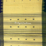 Yellow Kotpad handloom cotton sarees