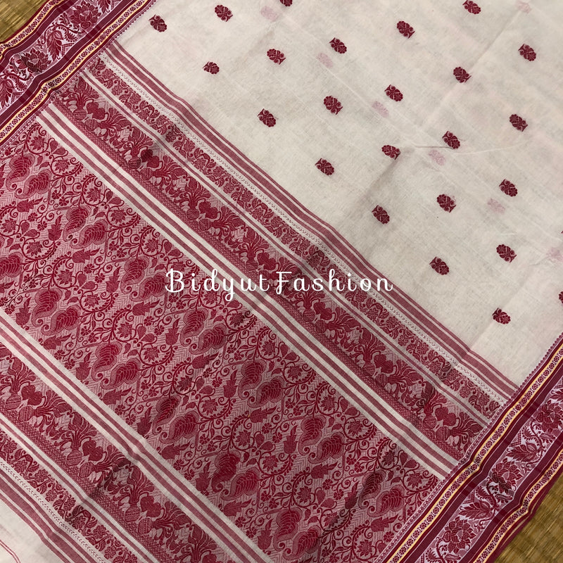 White Dhaniakhali Bengal Sarees