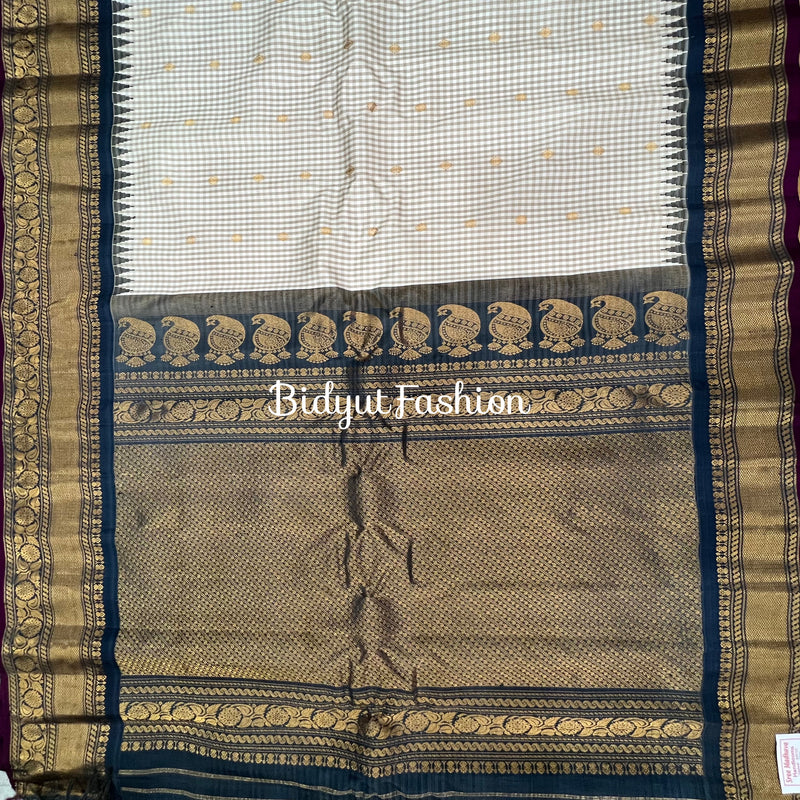Gadwal handloom Pure Silk Saree
