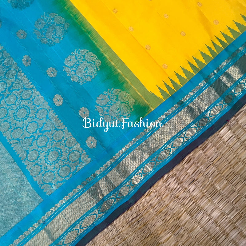 Gadwal handloom Pure Silk Saree