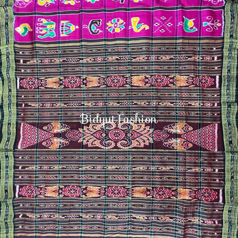 shop Nabakothi  Ikat Odisha Handloom Silk Saree