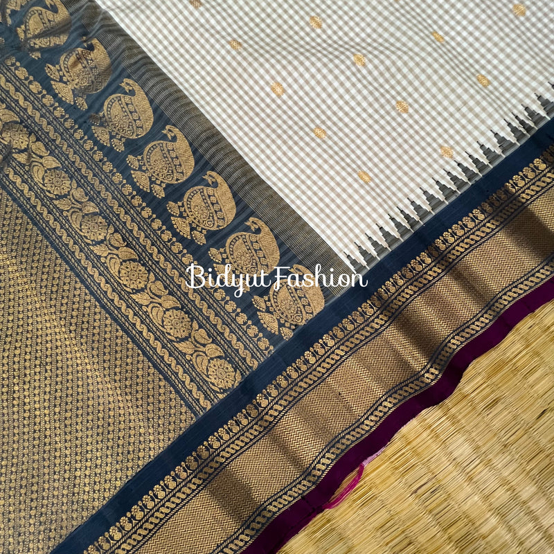 Gadwal handloom Pure Silk Saree