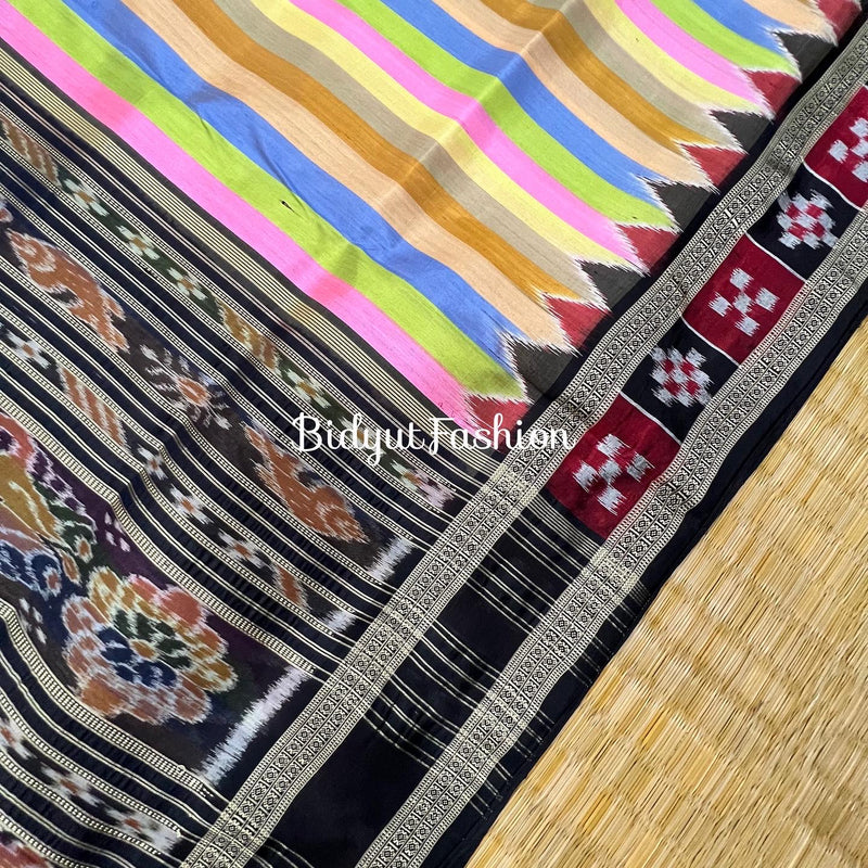  Nuapatna Ikat Pata Saree at best price