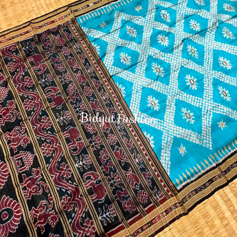 Odisha handloom Taraballi Nuapatna|Khandua Ikat Silk Saree
